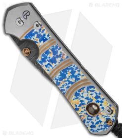 Chris Reeve Large Sebenza 31 Unique Graphic Pyrite Cabochon (3.6" Ladder Damasc) 7 Chris Reeve Large Sebenza 31 Unique Graphic Pyrite Cabochon (3.6" Ladder Damasc) -Knives Store CR Large Sebenza 31 Unique with Cabochon Damascus Ladder DP BS19 E Pyrite BHQ 143557 td spine