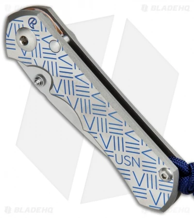 Chris Reeve Knives USN VIII Small Inkosi Frame Lock Knife (2.75" Stonewash) CRK 4 Chris Reeve Knives USN VIII Small Inkosi Frame Lock Knife (2.75" Stonewash) CRK - Image 2