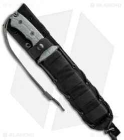 Chris Reeve Knives Green Beret Fixed Blade Knife (7" Black) 9 Chris Reeve Knives Green Beret Fixed Blade Knife (7" Black) -Knives Store Chris Reeve Knives Green Beret Black GB7 1000 BHQ 92525 jr sheath