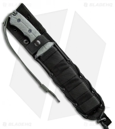 Chris Reeve Knives Green Beret Fixed Blade Knife (7" Black) 5 Chris Reeve Knives Green Beret Fixed Blade Knife (7" Black) - Image 3