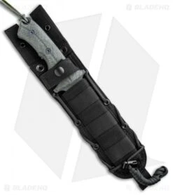 Chris Reeve Knives Green Beret Knife Fixed Blade (5.5" Gray Serr) -Knives Store Chris Reeve Knives Green Beret Gray Serr BHQ 4707 jr sheath