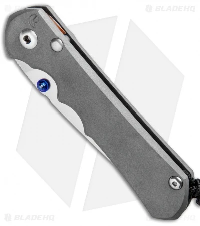 Chris Reeve Knives Large Inkosi Tanto Frame Lock Knife (3.5" Stonewash) CRK 4 Chris Reeve Knives Large Inkosi Tanto Frame Lock Knife (3.5" Stonewash) CRK - Image 2