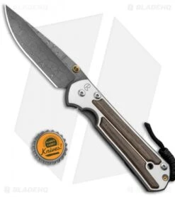 Chris Reeve Large Sebenza 21 Knife W/ Bog Oak Inlays (3.6" Basketweave Dam) -Knives Store Chris Reeve Knives Large Sebenza 21 Bog Oak Inlays Basketweave Damascus L21 1084 BHQ 87899 jr bottlecap