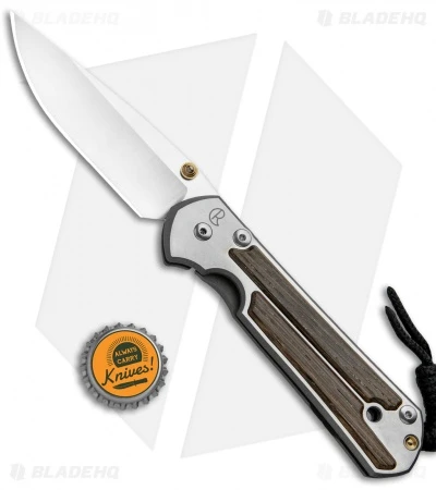 Chris Reeve Large Sebenza 21 Knife W/ Bog Oak Inlays (3.6" Satin) 6 Chris Reeve Large Sebenza 21 Knife W/ Bog Oak Inlays (3.6" Satin) - Image 4