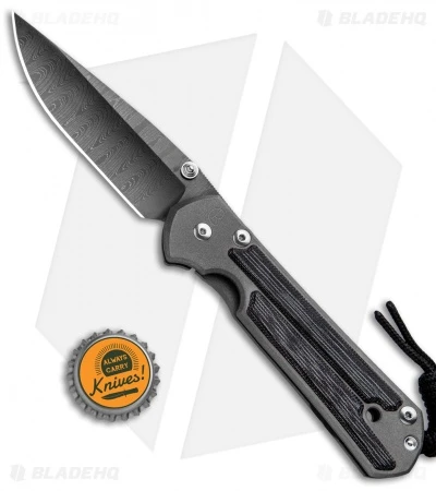 Chris Reeve Large Sebenza 21 Knife W/ Canvas Micarta (3.6" Ladder Damascus) 6 Chris Reeve Large Sebenza 21 Knife W/ Canvas Micarta (3.6" Ladder Damascus) - Image 4