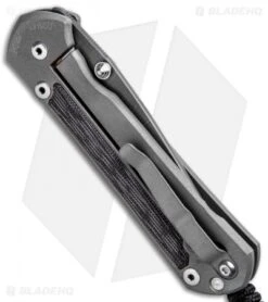 Chris Reeve Large Sebenza 21 Knife W/ Canvas Micarta (3.6" Ladder Damascus) 8 Chris Reeve Large Sebenza 21 Knife W/ Canvas Micarta (3.6" Ladder Damascus) -Knives Store Chris Reeve Knives Large Sebenza 21 Canvas Micarta Ladder Damascus BHQ 95325 jr side