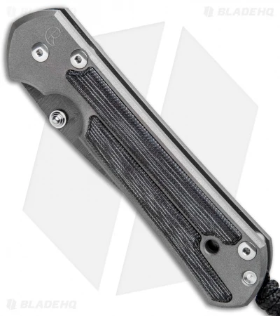 Chris Reeve Large Sebenza 21 Knife W/ Canvas Micarta (3.6" Ladder Damascus) 4 Chris Reeve Large Sebenza 21 Knife W/ Canvas Micarta (3.6" Ladder Damascus) - Image 2