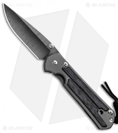 Chris Reeve Large Sebenza 21 Knife W/ Canvas Micarta (3.6" Ladder Damascus) 3 Chris Reeve Large Sebenza 21 Knife W/ Canvas Micarta (3.6" Ladder Damascus)