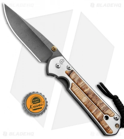 Chris Reeve Large Sebenza 21 Knife W/ Spalted Beech Inlays (3.625" Ladder Dam) 6 Chris Reeve Large Sebenza 21 Knife W/ Spalted Beech Inlays (3.625" Ladder Dam) - Image 4