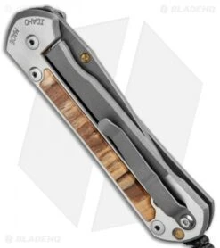 Chris Reeve Large Sebenza 21 Knife W/ Spalted Beech Inlays (3.625" Ladder Dam) 8 Chris Reeve Large Sebenza 21 Knife W/ Spalted Beech Inlays (3.625" Ladder Dam) -Knives Store Chris Reeve Knives Large Sebenza 21 Spalted Beech Inlays Ladder Damascus L21 1166 BHQ 87895 jr side