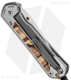 Chris Reeve Large Sebenza 21 Knife W/ Spalted Beech Inlays (3.625"Stonewash) 8 Chris Reeve Large Sebenza 21 Knife W/ Spalted Beech Inlays (3.625"Stonewash) -Knives Store Chris Reeve Knives Large Sebenza 21 Spalted Beech Inlays SW L21 1162 BHQ 87892 jr side