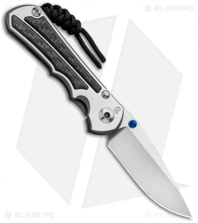 Chris Reeve Knives Left-Hand Small Inkosi Knife CF Inlays (2.75" SW) CRK 3 Chris Reeve Knives Left-Hand Small Inkosi Knife CF Inlays (2.75" SW) CRK