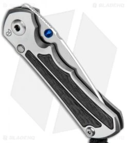 Chris Reeve Knives Left-Hand Small Inkosi Knife CF Inlays (2.75" SW) CRK 10 Chris Reeve Knives Left-Hand Small Inkosi Knife CF Inlays (2.75" SW) CRK -Knives Store Chris Reeve Knives Left Hand Small Inkosi CF Inlays SIN 1009 BHQ 92614 jr side