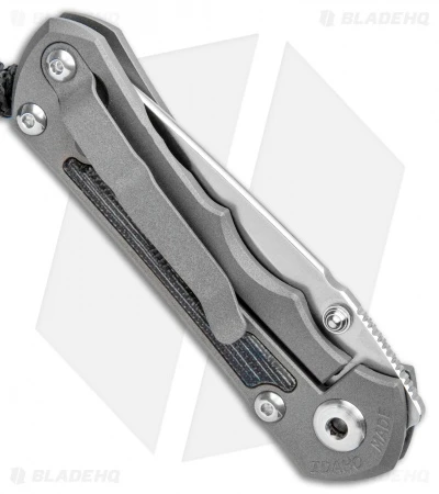 Chris Reeve Knives Left-Hand Small Inkosi Tanto Micarta Frame Lock (2.75" SW) 6 Chris Reeve Knives Left-Hand Small Inkosi Tanto Micarta Frame Lock (2.75" SW) - Image 4