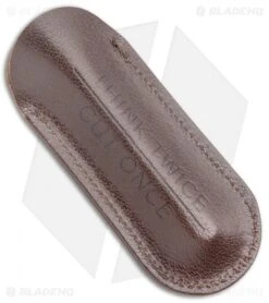 Chris Reeve Mnandi Knife Macassar Ebony Wood (2.75" Satin Plain) -Knives Store Chris Reeve Knives Mnandi Macassar Ebony Wood Satin BHQ 13195 jr sheath back