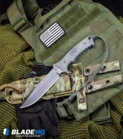 Chris Reeve Knives Pacific Fixed Blade Knife Micarta (6.3" Black) 11 Chris Reeve Knives Pacific Fixed Blade Knife Micarta (6.3" Black) -Knives Store Chris Reeve Knives Pacific Fixed Blade Knife Micarta Black BHQ 92887 kp tactical web