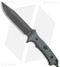 Chris Reeve Knives Pacific Fixed Blade Knife Micarta (6.3" Black)