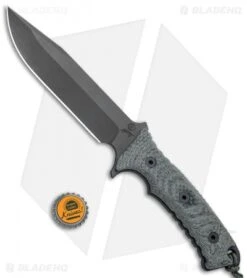 Chris Reeve Knives Pacific Fixed Blade Knife Micarta (6.3" Black) 10 Chris Reeve Knives Pacific Fixed Blade Knife Micarta (6.3" Black) -Knives Store Chris Reeve Knives Pacific Fixed Micarta Black BHQ 92887 jr bottlecap