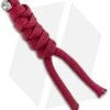 Chris Reeve Knives Small Burgundy Cord Tie Lanyard W/ Silver Pin -Knives Store Chris Reeve Knives Small Burgundy Cord Tie Lanyard Silver Pin BHQ 113230 jr