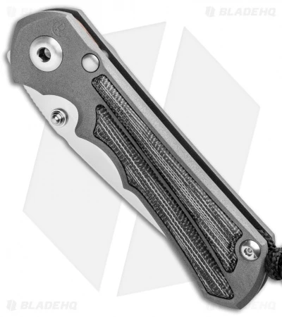 Chris Reeve Knives Small Inkosi Tanto Frame Lock Knife Black Micarta (2.75" SW) 4 Chris Reeve Knives Small Inkosi Tanto Frame Lock Knife Black Micarta (2.75" SW) - Image 2