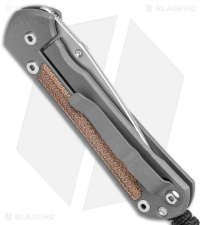 Chris Reeve Small Sebenza 31 Knife Natural Micarta (2.94" Stonewash) 5 Chris Reeve Small Sebenza 31 Knife Natural Micarta (2.94" Stonewash) - Image 3