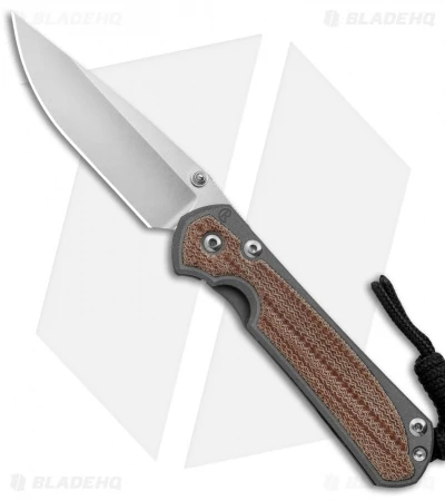 Chris Reeve Small Sebenza 31 Knife Natural Micarta (2.94" Stonewash) 3 Chris Reeve Small Sebenza 31 Knife Natural Micarta (2.94" Stonewash)