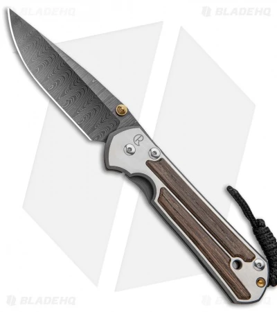 Chris Reeve Large Sebenza 21 Knife W/ Bog Oak Inlays (3.6" Ladder Damascus) 3 Chris Reeve Large Sebenza 21 Knife W/ Bog Oak Inlays (3.6" Ladder Damascus)