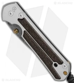 Chris Reeve Large Sebenza 21 Knife W/ Bog Oak Inlays (3.625" Raindrop Damascus) 8 Chris Reeve Large Sebenza 21 Knife W/ Bog Oak Inlays (3.625" Raindrop Damascus) -Knives Store Chris Reeve Large Sebenza 21 Bog Oak Inlays Raindrop Damascus BHQ 87901 er spine