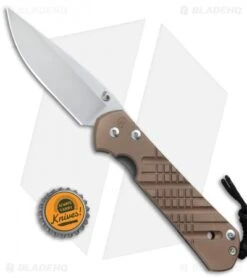 Chris Reeve Large Sebenza 21 Knife CGG Cross Hatch Bronze (3.625" Stonewash) -Knives Store Chris Reeve Large Sebenza 21 CGG Cross Hatch Bronze SW BHQ 67731 jr bottlecap 2
