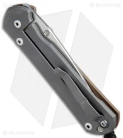 Chris Reeve Large Sebenza 21 Knife CGG Cross Hatch Bronze (3.625" Stonewash) -Knives Store Chris Reeve Large Sebenza 21 CGG Cross Hatch Bronze SW BHQ 67731 jr side