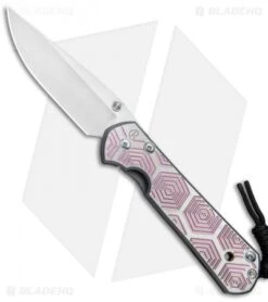 Chris Reeve Large Sebenza 21 Knife CGG Hex Rose (3.625" Stonewash)