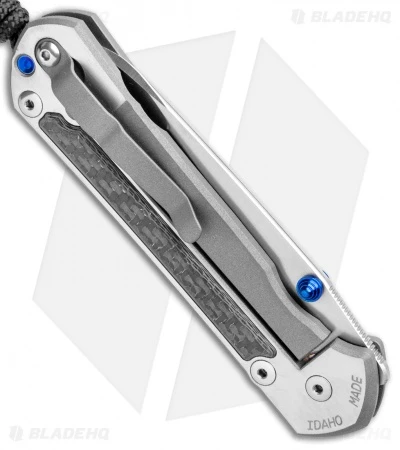 Chris Reeve Large Sebenza 21 Insingo Knife Left-Hand W/ CF (3.6" SW) DBL LUG 6 Chris Reeve Large Sebenza 21 Insingo Knife Left-Hand W/ CF (3.6" SW) DBL LUG - Image 4