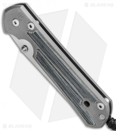 Chris Reeve Large Sebenza 21 Insingo Knife W/ Micarta Inlays (3.625" Stonewash) 4 Chris Reeve Large Sebenza 21 Insingo Knife W/ Micarta Inlays (3.625" Stonewash) - Image 2