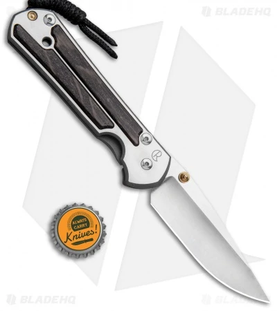 Chris Reeve Large Sebenza 21 Left-Hand Knife W/ Bog Oak Inlays (3.6" Satin) 7 Chris Reeve Large Sebenza 21 Left-Hand Knife W/ Bog Oak Inlays (3.6" Satin) - Image 5