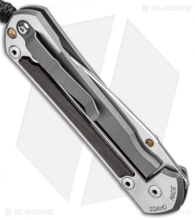 Chris Reeve Large Sebenza 21 Left-Hand Knife W/ Bog Oak Inlays (3.6" Satin) 6 Chris Reeve Large Sebenza 21 Left-Hand Knife W/ Bog Oak Inlays (3.6" Satin) - Image 4