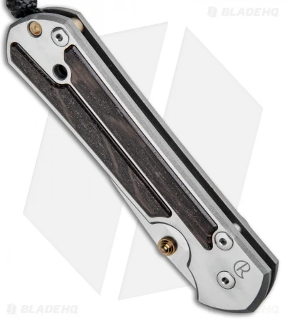 Chris Reeve Large Sebenza 21 Left-Hand Knife W/ Bog Oak Inlays (3.6" Satin) 5 Chris Reeve Large Sebenza 21 Left-Hand Knife W/ Bog Oak Inlays (3.6" Satin) - Image 3