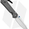 Chris Reeve Large Sebenza 21 Knife Left Handed (3.625" Stonewash) -Knives Store Chris Reeve Large Sebenza 21 Left Handed SW BHQ 10278 jr left