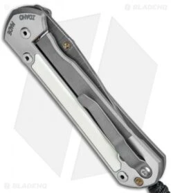 Chris Reeve Large Sebenza 21 Knife Mammoth Inlay (3.625" Ladder Damascus) -Knives Store Chris Reeve Large Sebenza 21 Mammoth Inlay Ladder Damascus BHQ 79725 jr side