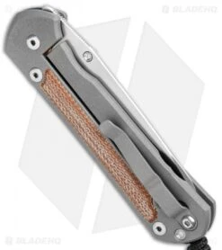 Chris Reeve Large Sebenza 21 Insingo Knife W/ Natural Micarta Inlays (3.625" SW) 9 Chris Reeve Large Sebenza 21 Insingo Knife W/ Natural Micarta Inlays (3.625" SW) -Knives Store Chris Reeve Large Sebenza 21 Natural Inlays L21 1264 BHQ 94287 jr side