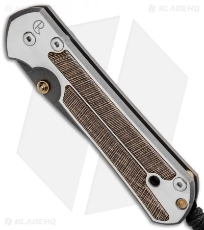 Chris Reeve Large Sebenza 21 Knife W/ Striped Platan (3.6" Ladder Damascus) 4 Chris Reeve Large Sebenza 21 Knife W/ Striped Platan (3.6" Ladder Damascus) - Image 2