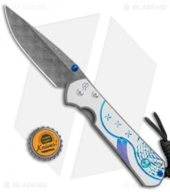 Chris Reeve Large Sebenza 21 Knife Unique Graphic W/Opal Mosaic (Raindrop Dam) -Knives Store Chris Reeve Large Sebenza 21 Unique Graphic Opal Mosaic Raindrop Damascus BHQ 109164 jr bottlecap