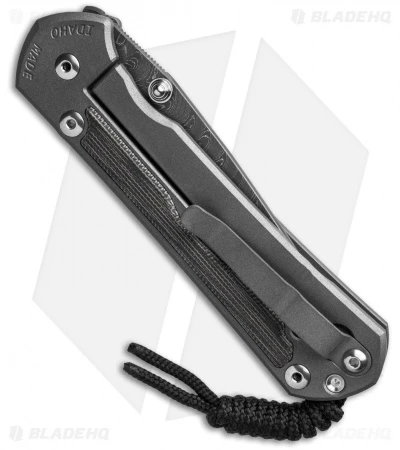 Chris Reeve Large Sebenza 31 Black Micarta Boomerang Damascus Double Lug 5 Chris Reeve Large Sebenza 31 Black Micarta Boomerang Damascus Double Lug - Image 3