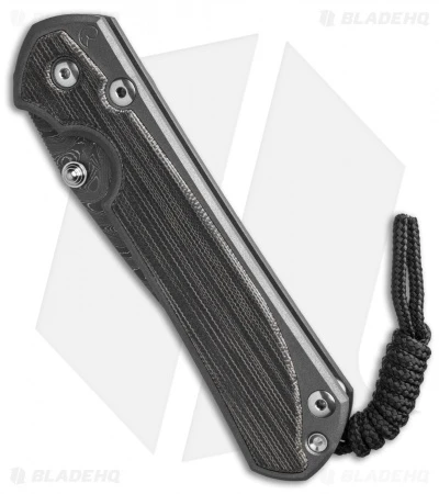 Chris Reeve Large Sebenza 31 Black Micarta Boomerang Damascus Double Lug 4 Chris Reeve Large Sebenza 31 Black Micarta Boomerang Damascus Double Lug - Image 2