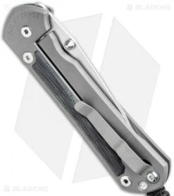 Chris Reeve Large Sebenza 31 Black Micarta Double Lug (3.625" SW) L31-1200 8 Chris Reeve Large Sebenza 31 Black Micarta Double Lug (3.625" SW) L31-1200 -Knives Store Chris Reeve Large Sebenza 31 Black Micarta Double Lug SW BHQ 98938 jr side