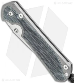 Chris Reeve Large Sebenza 31 Black Micarta Double Lug (3.625" SW) L31-1200 7 Chris Reeve Large Sebenza 31 Black Micarta Double Lug (3.625" SW) L31-1200 -Knives Store Chris Reeve Large Sebenza 31 Black Micarta Double Lug SW BHQ 98938 jr spine