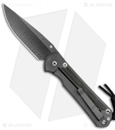 Chris Reeve Left Hand Large Sebenza 31 Black Micarta Ladder Damascus 4 Chris Reeve Left Hand Large Sebenza 31 Black Micarta Ladder Damascus - Image 2