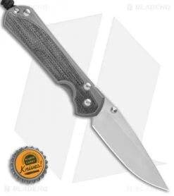 Chris Reeve Left-Hand Large Sebenza 31 Knife Black Micarta (3.625" Stonewash) 9 Chris Reeve Left-Hand Large Sebenza 31 Knife Black Micarta (3.625" Stonewash) -Knives Store Chris Reeve Large Sebenza 31 Black Micarta Left Hand BHQ 98937 LS Bottlecap