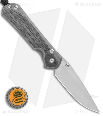 Chris Reeve Left-Hand Large Sebenza 31 Knife Black Micarta (3.625" Stonewash) 6 Chris Reeve Left-Hand Large Sebenza 31 Knife Black Micarta (3.625" Stonewash) - Image 4