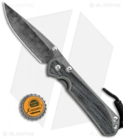 Chris Reeve Large Sebenza 31 Black Micarta (3.6" Raindrop Damascus) -Knives Store Chris Reeve Large Sebenza 31 Black Micarta Raindrop Damascus BHQ 98946 jr bottlecap