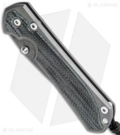 Chris Reeve Large Sebenza 31 Black Micarta (3.6" Raindrop Damascus) -Knives Store Chris Reeve Large Sebenza 31 Black Micarta Raindrop Damascus BHQ 98946 jr spine